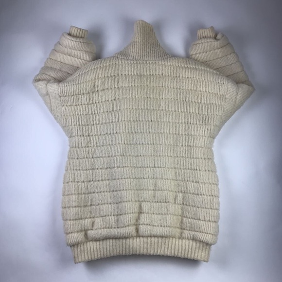 Hilda Ltd Womens Sweater Ivory Wool Knit Iceland L - Picture 4 of 5